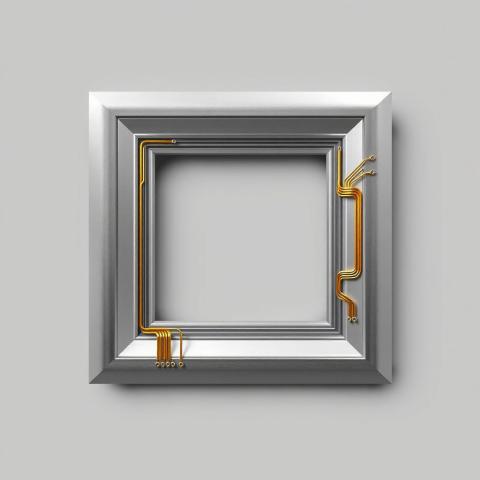 silverframe with golden wiring 2