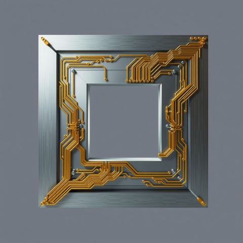 silverframe with golden wiring 3