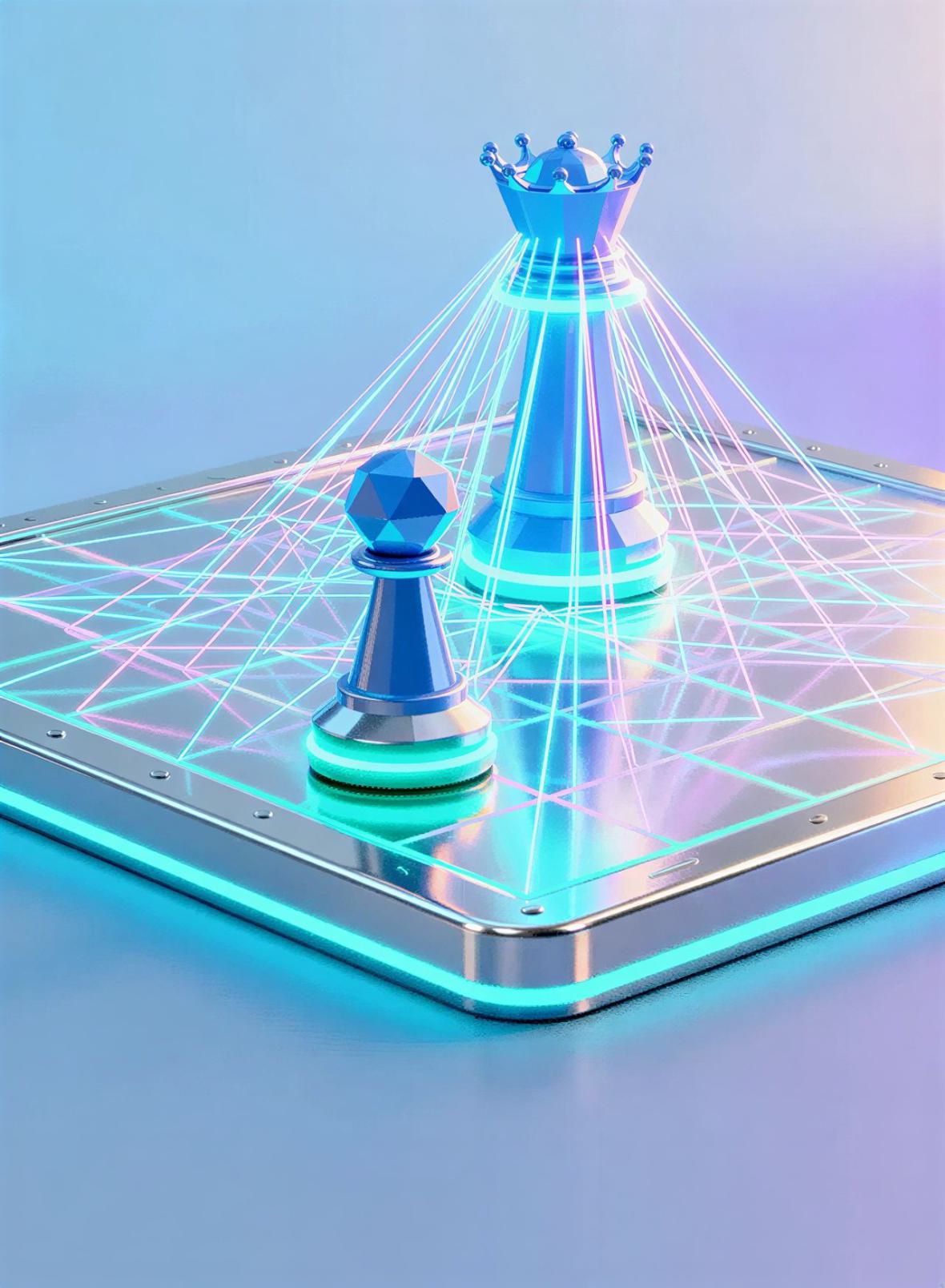 queen vs pawn with path version 1