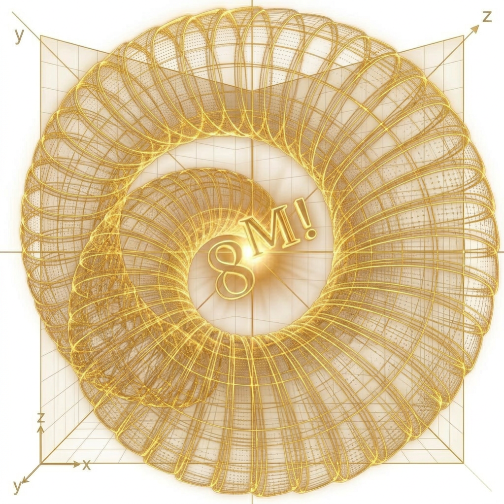 Spirale with coordinates white background